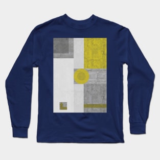 Textured Bauhaus Modernism Long Sleeve T-Shirt